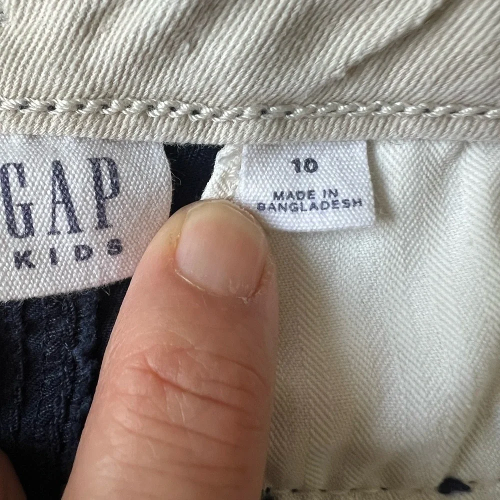 GAP boys' blue shorts, size 10